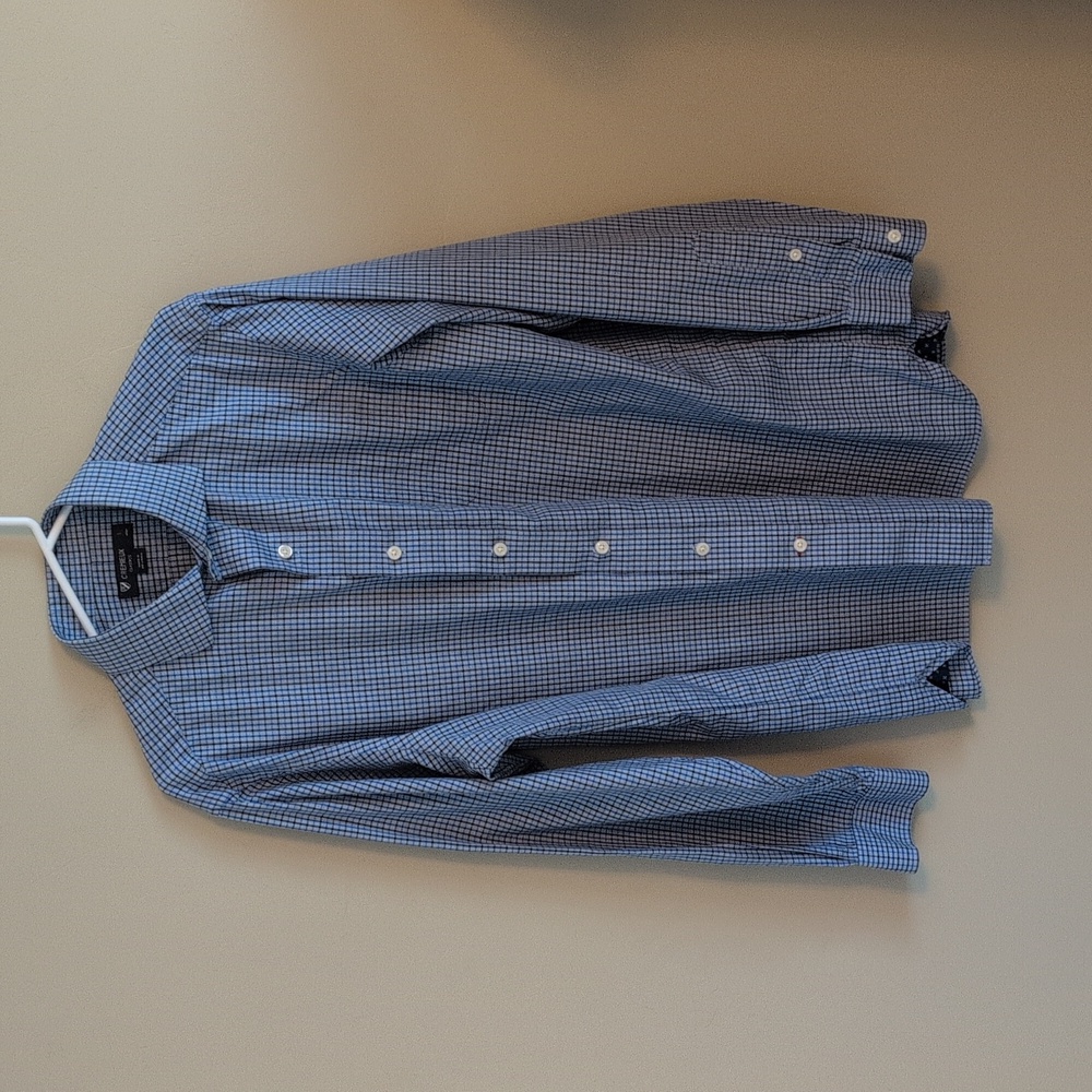 Daniel Cremieux Blue Gingham Button Down Shirt